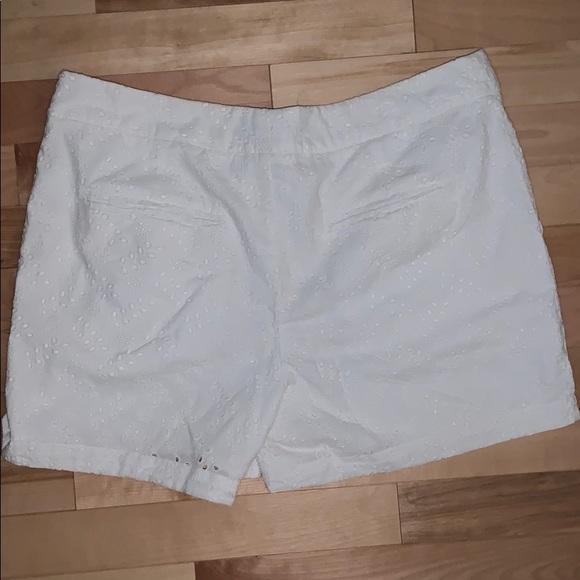 WHITE CYNTHIA ROWLEY SHORTS - Picture 3 of 4